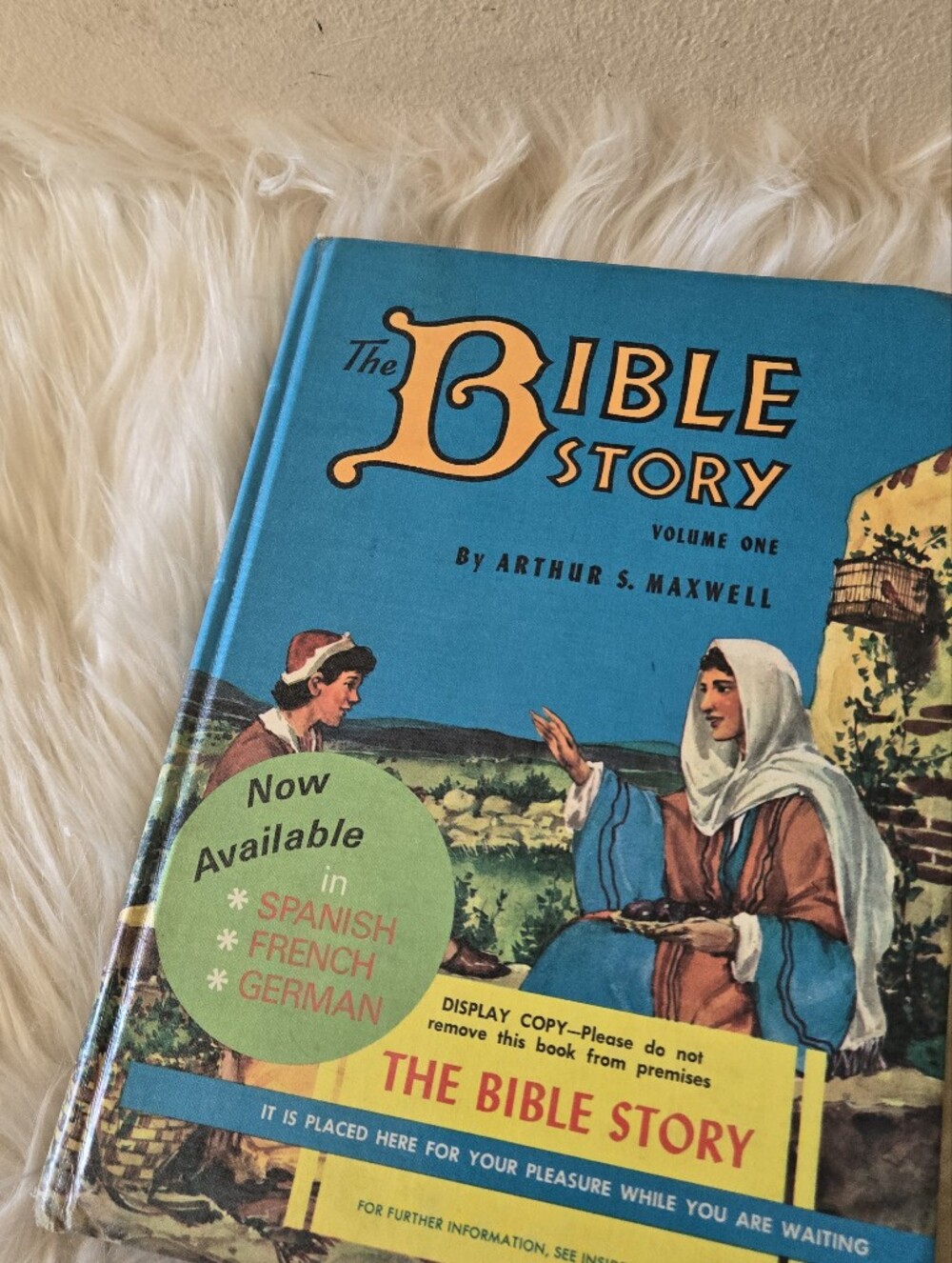 The Bible Story Hardcover Book - Volume 1 Arthur S Maxwell 1953